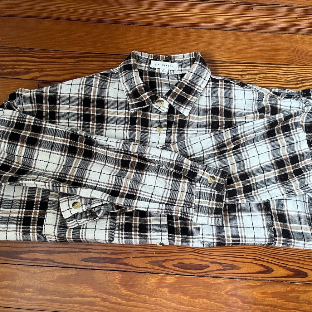 l.a. hearts (pacsun) flannel shirt